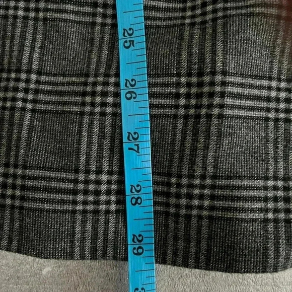 Zara Gray Plaid Blazer - Picture 11 of 14